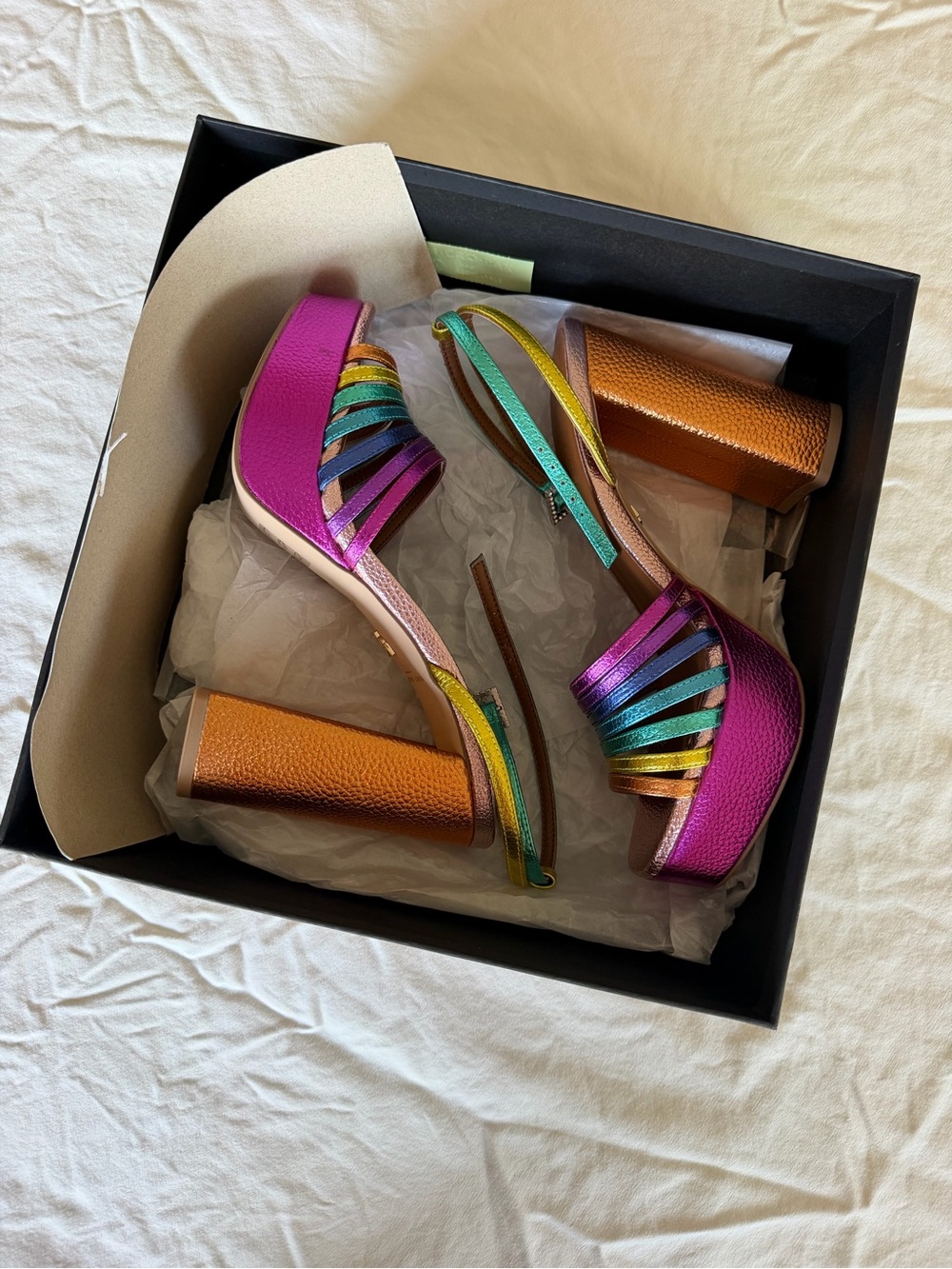 Kurt Geiger Rainbow Platform Heels